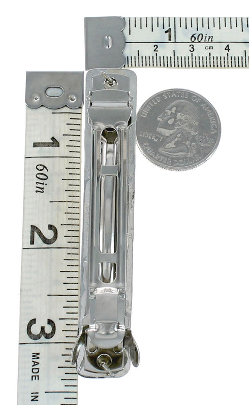 Sterling Silver Native American Navajo Hair Barrette TX10237